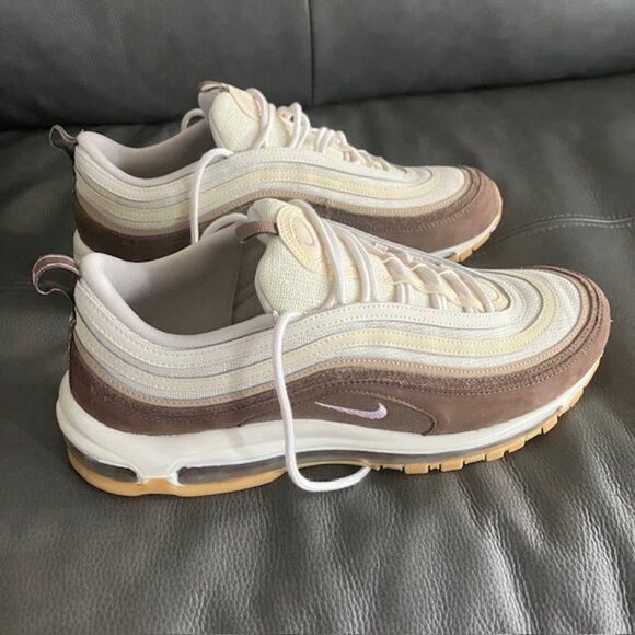 MEN'S NIKE AIR MAX 97 MUSLIN PINK FOAM - Picture 1 of 4